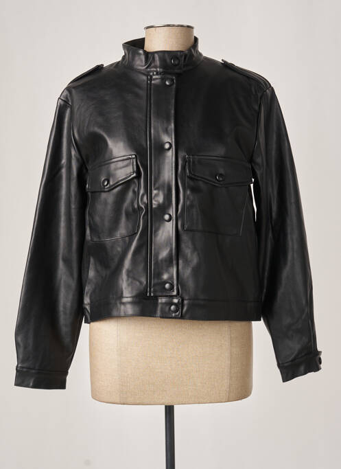 Geci din piele ecologică negru DAPHNEA femeie