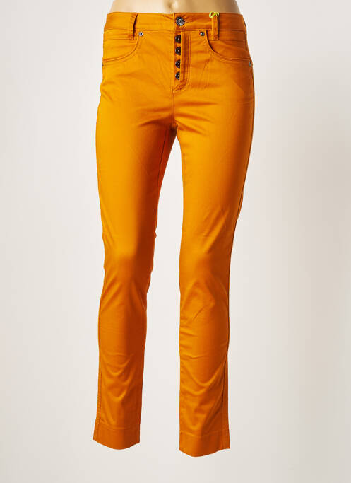 Pantalon slim galben STREET ONE femeie