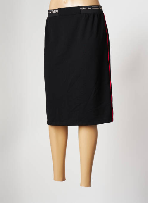 Fustă midi negru FRED SABATIER femeie