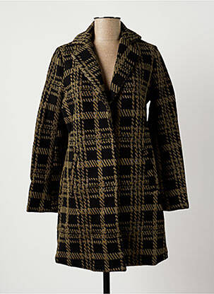 Palton lung verde LA FÉE ATELIER BY LA FÉE MARABOUTÉE femeie