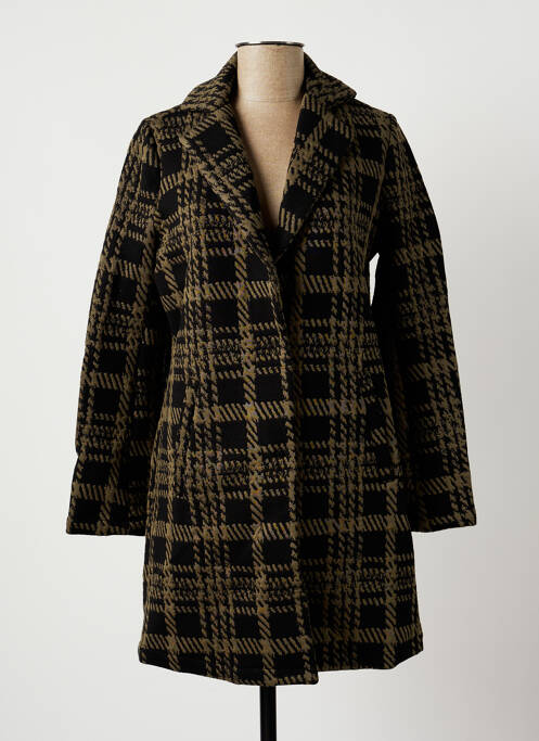 Palton lung verde LA FÉE ATELIER BY LA FÉE MARABOUTÉE femeie