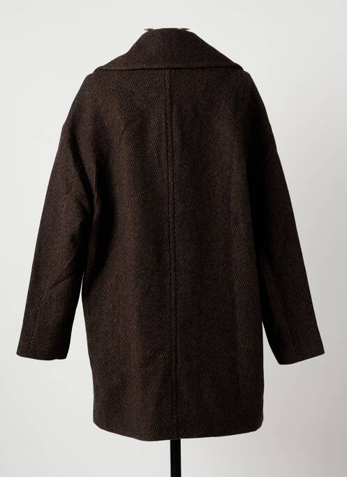 Palton lung maro LA FÉE ATELIER BY LA FÉE MARABOUTÉE femeie