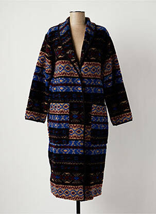 Palton lung negru LA FEE MARABOUTEE femeie