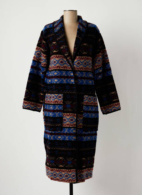 Palton lung negru LA FEE MARABOUTEE femeie