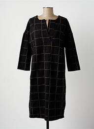 Rochie midi mâneci 3/4 mâneci 3/4 negru LA FEE MARABOUTEE femme