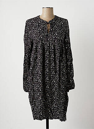 Rochie midi croială fluidă mâneci lungi negru LA FEE MARABOUTEE femme