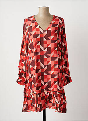 Rochie midi roz LA FEE MARABOUTEE femeie