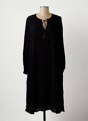 Rochie midi mâneci lungi mâneci lungi negru LA FEE MARABOUTEE femme