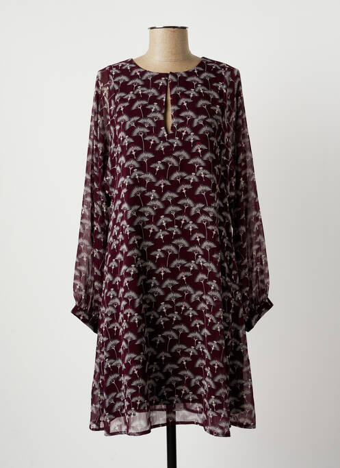 Rochie midi violet LA FEE MARABOUTEE femeie