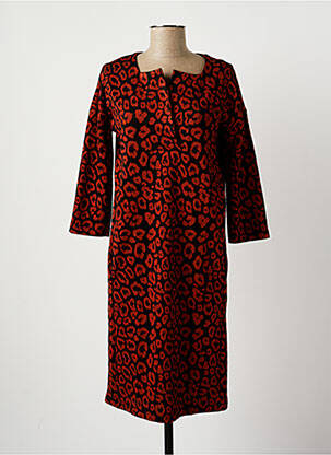 Rochie pulover maro LA FEE MARABOUTEE femeie