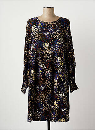 Rochie midi mâneci lungi mâneci lungi negru LA FEE MARABOUTEE femme