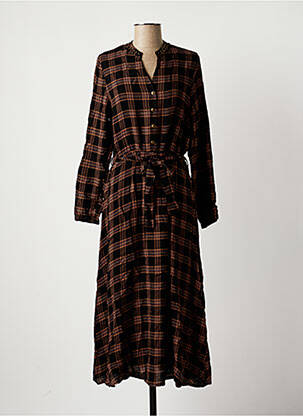 Rochie lungă maro LA FEE MARABOUTEE femeie