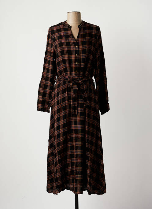 Rochie lungă maro LA FEE MARABOUTEE femeie