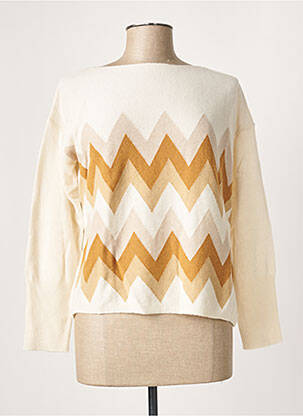 Pulover bej LA FEE MARABOUTEE femeie