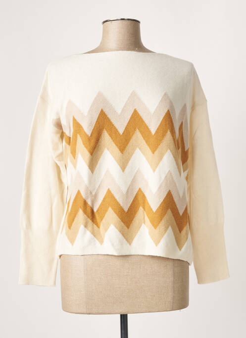 Pulover bej LA FEE MARABOUTEE femeie