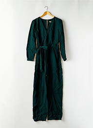 Salopetă-pantalon croială cambrată mâneci lungi verde LA FÉE ATELIER BY LA FÉE MARABOUTÉE femme