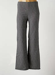 Pantalon evazat elasticitate talie înaltă negru LA FEE MARABOUTEE femeie