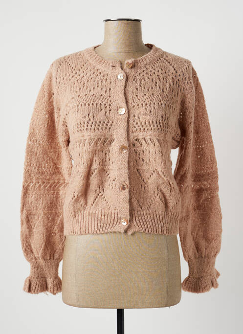 Vestă cu mâneci lungi bej LA FEE MARABOUTEE femeie