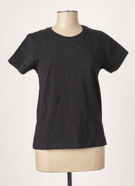 Tricou croială dreaptă mâneci scurte negru LA FEE MARABOUTEE femme