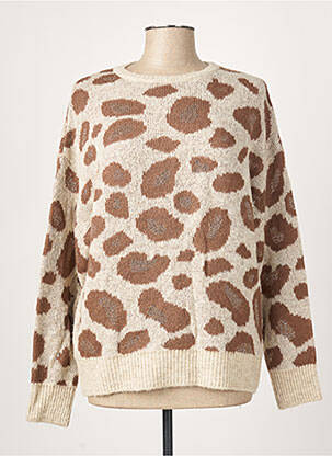 Pulover maro LA FEE MARABOUTEE femeie