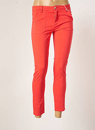 Pantalon 7/8 portocaliu F.A.M. femeie