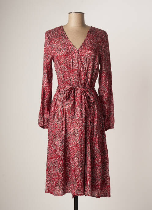 Rochie midi roșu C'EST BEAU LA VIE femeie