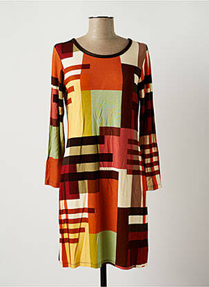 Rochie scurtă portocaliu LO! LES FILLES femeie