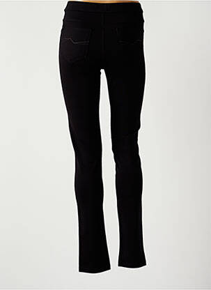 Pantalon slim talie elastică mărime normală negru BARILOCHE femeie