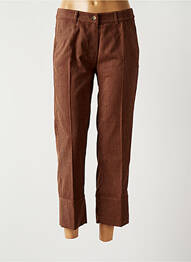 Pantalon 7/8 elasticitate mărime normală maro BETTY BARCLAY femme