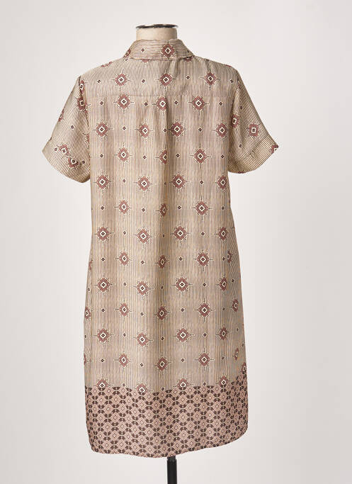 Rochie scurtă bej LA FEE MARABOUTEE femeie