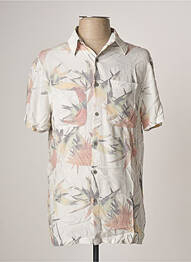 Cămașă cu mâneci scurte imprimeu tie and dye alb GUESS bărbat