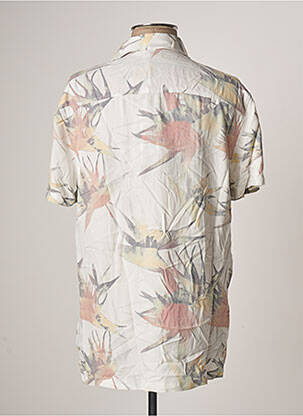 Cămașă cu mâneci scurte imprimeu tie and dye alb GUESS bărbat