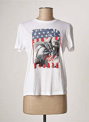 Tricou alb GUESS femeie