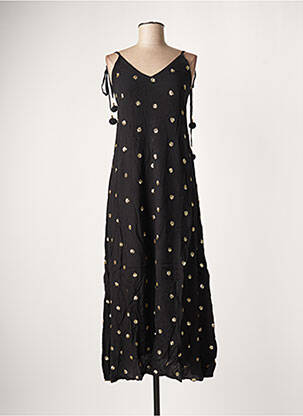 Rochie lungă negru GOA femeie