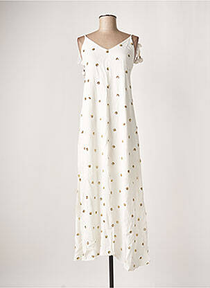 Rochie lungă alb GOA femeie