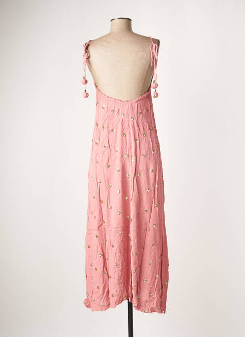 Rochie lungă roz GOA femeie