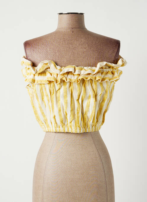 Top galben SUNDRESS femeie