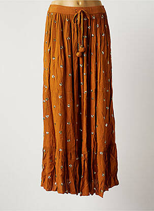 Fustă lungă maro GOA femeie