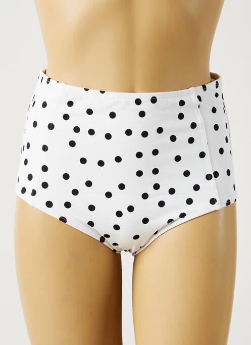 Chiloți de baie alb MON PETIT BIKINI femeie