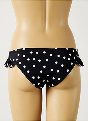 Chiloți de baie efect material satinat chiloți negru MON PETIT BIKINI femeie