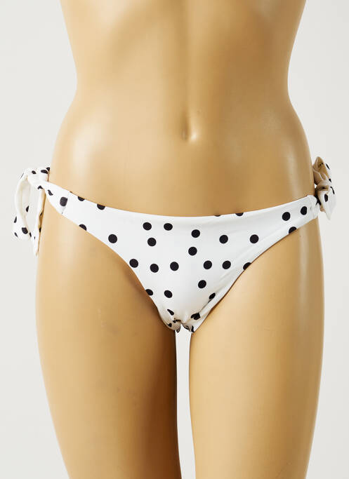 Chiloți de baie alb MON PETIT BIKINI femeie