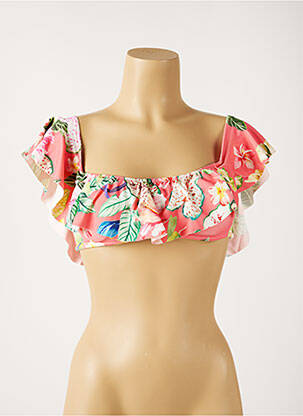 Sutien de costum de baie elasticitate top sutien modelat roz MON PETIT BIKINI femeie