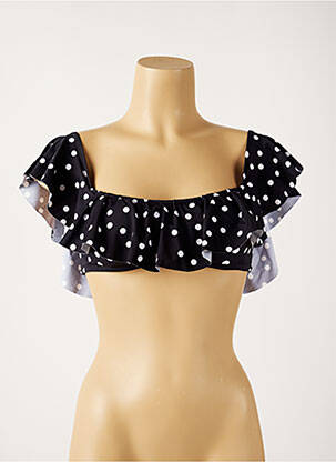 Sutien de costum de baie elasticitate top bentiță negru MON PETIT BIKINI femeie
