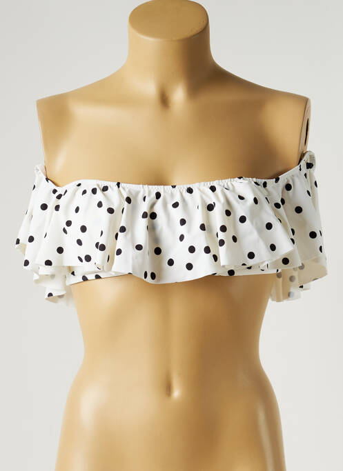 Sutien de costum de baie alb MON PETIT BIKINI femeie