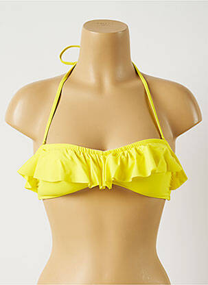 Sutien de costum de baie elasticitate top bentiță galben MON PETIT BIKINI femeie