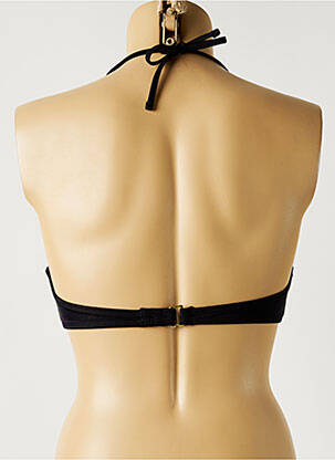 Sutien de costum de baie elasticitate sutien cupe întregi cu decolteu înalt negru MON PETIT BIKINI femeie