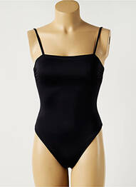 Costum de baie dintr-o singură piesă efect material satinat negru NOHOLITA MON PETIT BIKINI femme