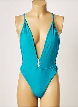 Costum de baie dintr-o singură piesă albastru KHASSANI femeie