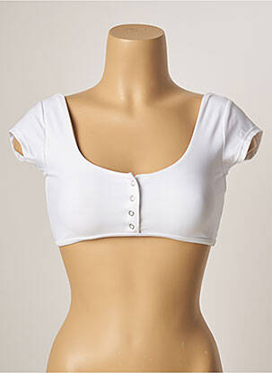 Sutien de costum de baie elasticitate sutiene alb KHASSANI femeie