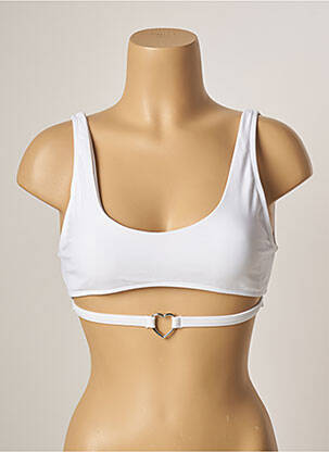 Sutien de costum de baie elasticitate sutiene alb KHASSANI femeie